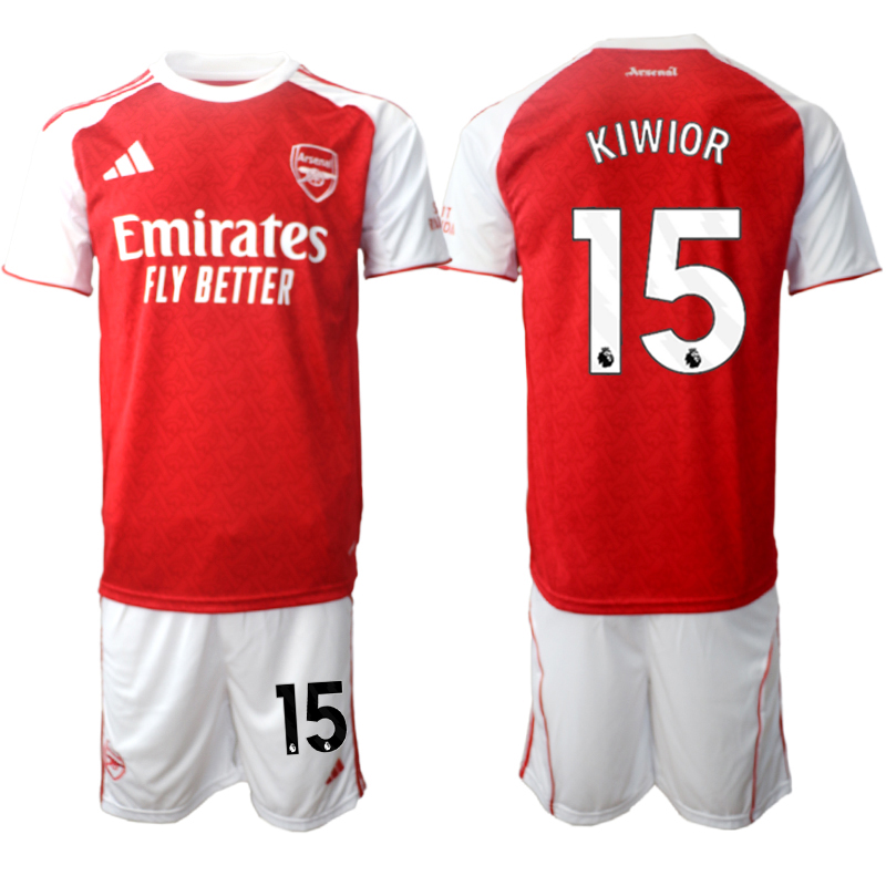 Men 2025-2026 Club Arsenal home red 15 Soccer Jersey 01